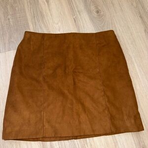 H&M Rich Brown Mini Skirt